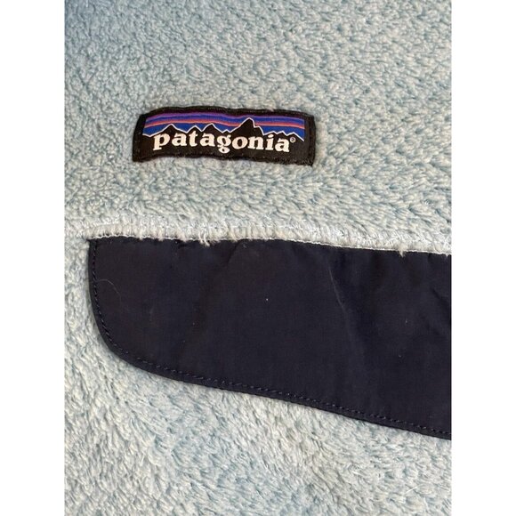 Patagonia | 1/4 Quarter Button • Lt Blue Pullover Fleece Sweater | Women’s Small - Picture 4 of 6